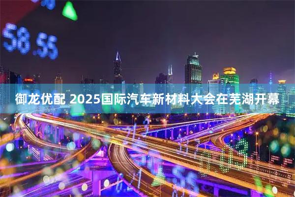 御龙优配 2025国际汽车新材料大会在芜湖开幕